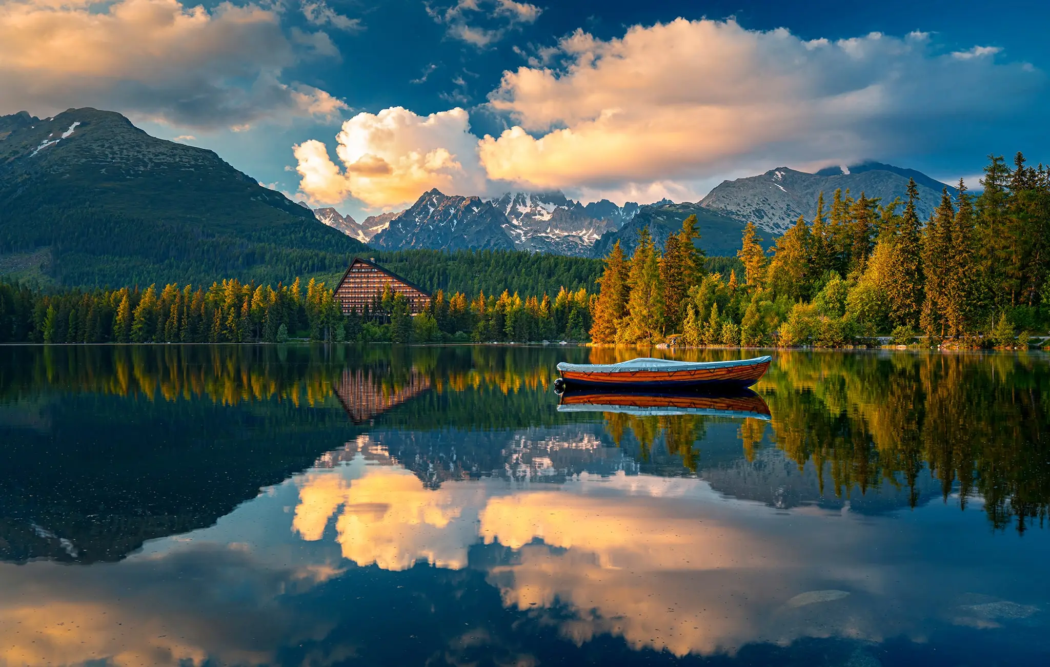 boat on lake